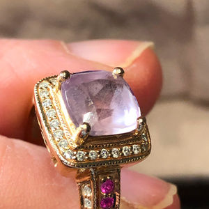 Le Vian Amethyst Diamond Sapphire 14K rose gold